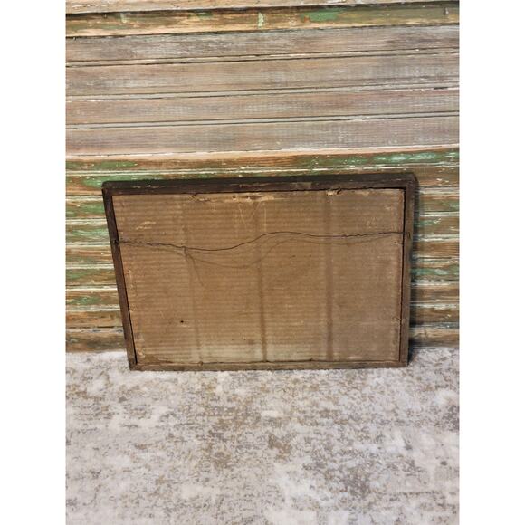 Vintage Lone Wolf Print Alfred Kowalski Framed Lithograph 17" x 13" Print - Picture 3 of 5